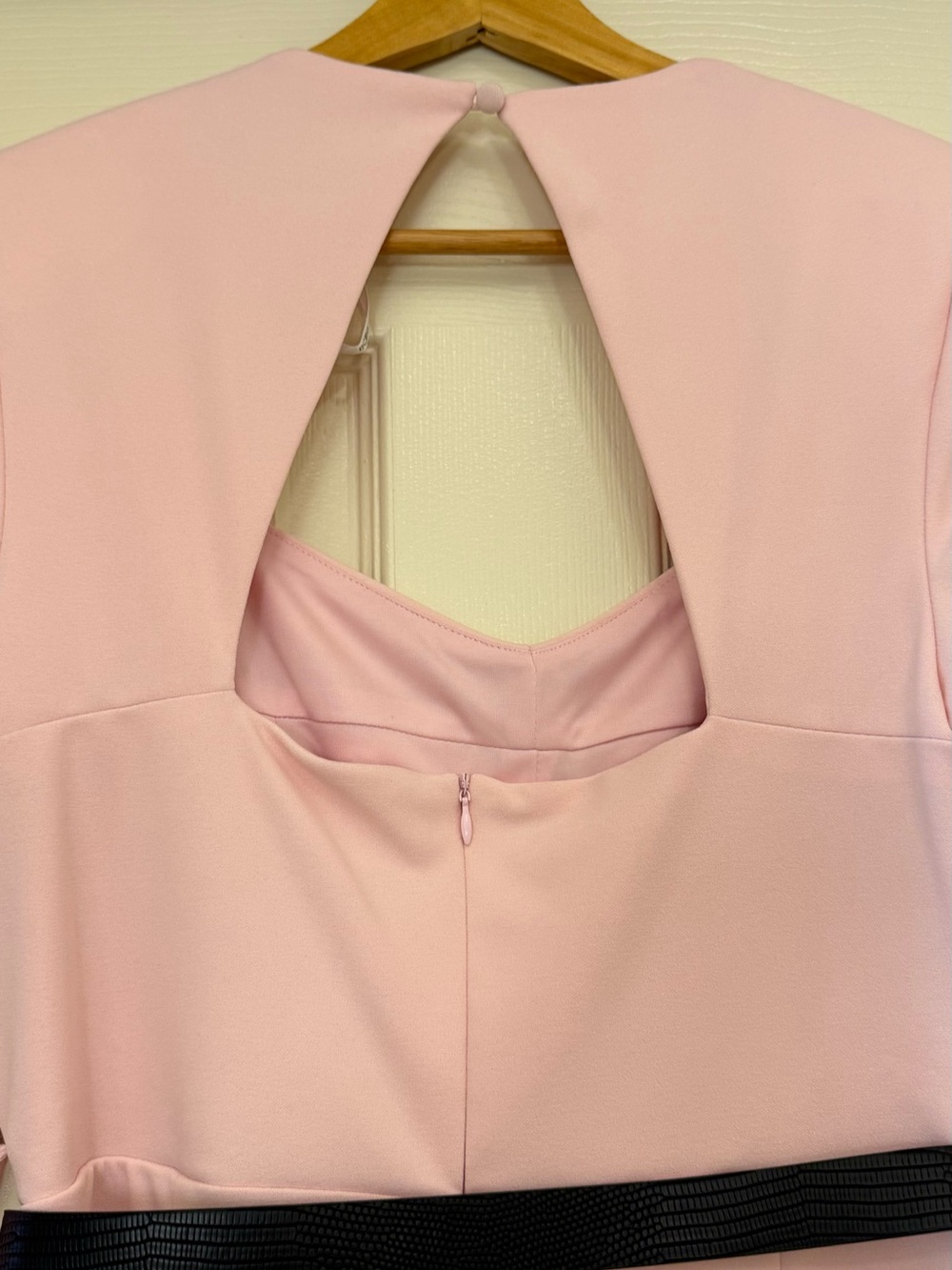 BCBG Pink Mini Dress with Black Accent - Picture 8 of 11